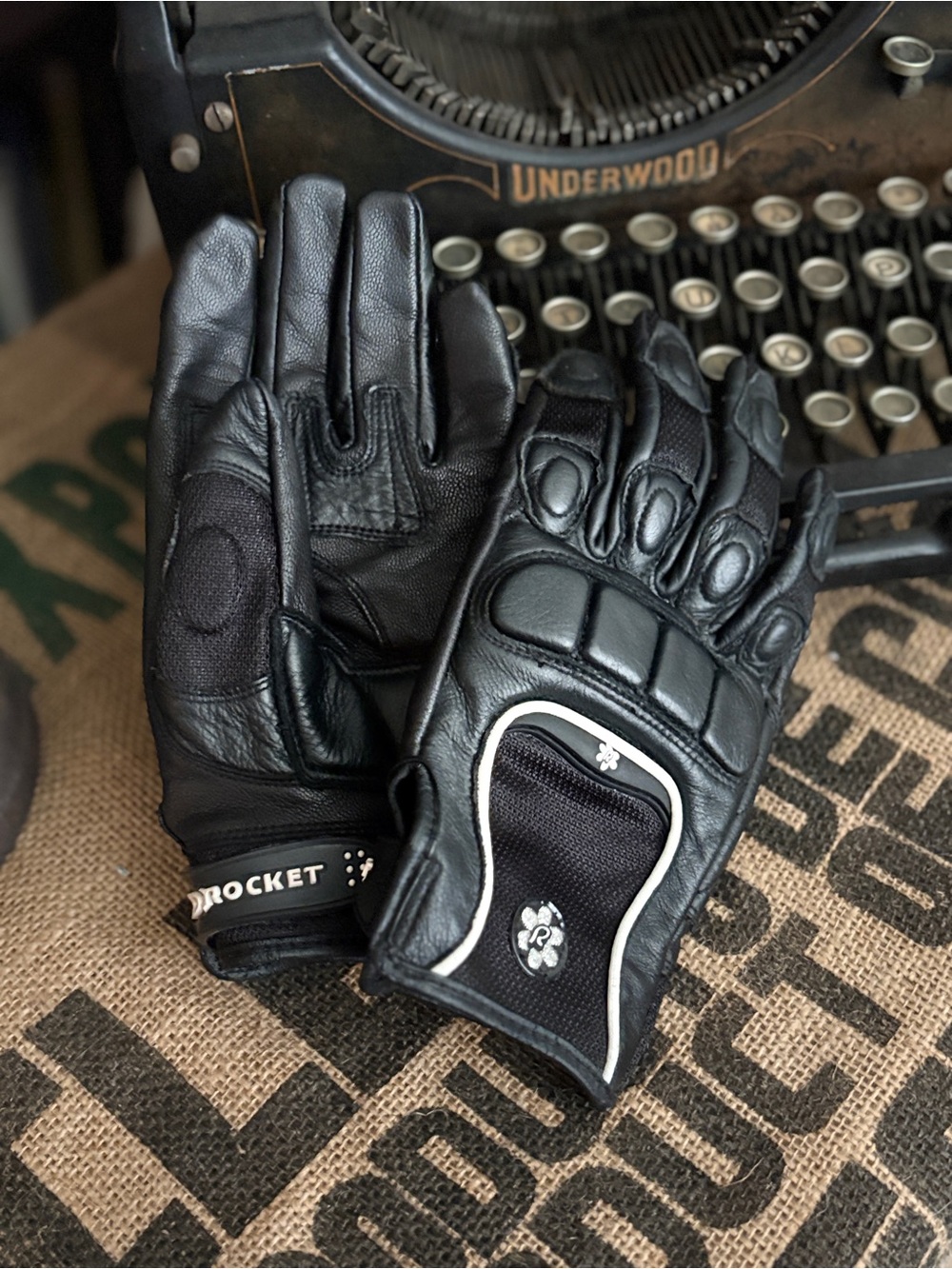 Joe Rocket Women’s Leather Motorcycle Gloves with Knuckle Protection